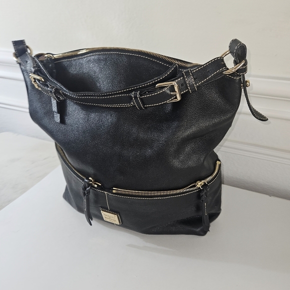 DOONEY BOURKE Leather Hobo Shoulder Bag Handbag Bag Oversized - Picture 6 of 8